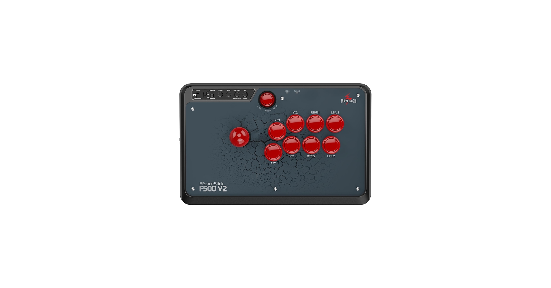 May flash F500 【アーケードコントローラー】 Mayflash F500 Flat All-button Arcade Controller with Layout